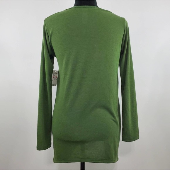 Go Couture Camo Tunic Sweater - Picture 3 of 5